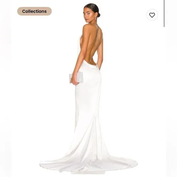 NWT Retrofete Margot Silk Maxi Dress Small Revolve - Picture 6 of 15